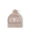 Namelyco Unisex Light Camel Letter Beanie - Little Kid In E - Light Camel