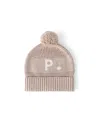Namelyco Unisex Light Camel Letter Beanie - Little Kid In P - Light Camel