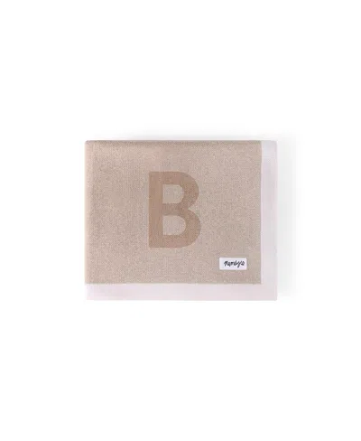 Namelyco Unisex Light Camel Multi Letter Blanket - Baby, Little Kid In B- Light Camel
