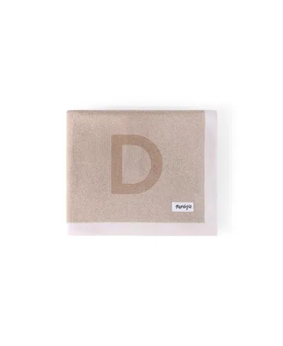 Namelyco Unisex Light Camel Multi Letter Blanket - Baby, Little Kid In D - Light Camel