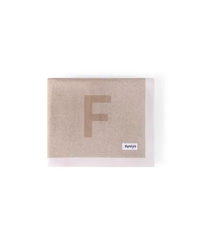 Namelyco Unisex Light Camel Multi Letter Blanket - Baby, Little Kid In F - Light Camel