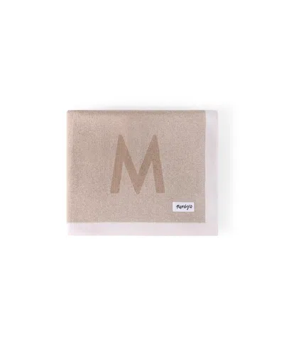 Namelyco Unisex Light Camel Multi Letter Blanket - Baby, Little Kid In M - Light Camel