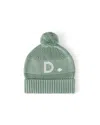 Namelyco Unisex Lily Pad Letter Beanie - Little Kid In D - Lily Pad