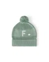 Namelyco Unisex Lily Pad Letter Beanie - Little Kid In F - Lily Pad