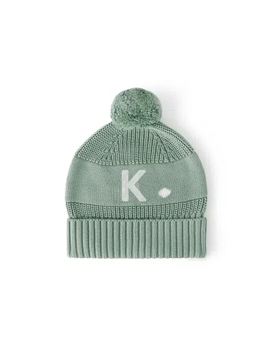 Namelyco Unisex Lily Pad Letter Beanie - Little Kid In K - Lily Pad