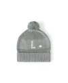 Namelyco Unisex Lily Pad Letter Beanie - Little Kid In L - Lily Pad
