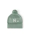 Namelyco Unisex Lily Pad Letter Beanie - Little Kid In N - Lily Pad