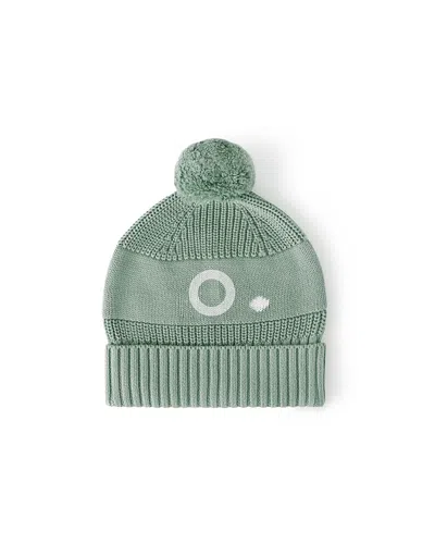 Namelyco Unisex Lily Pad Letter Beanie - Little Kid In O - Lily Pad