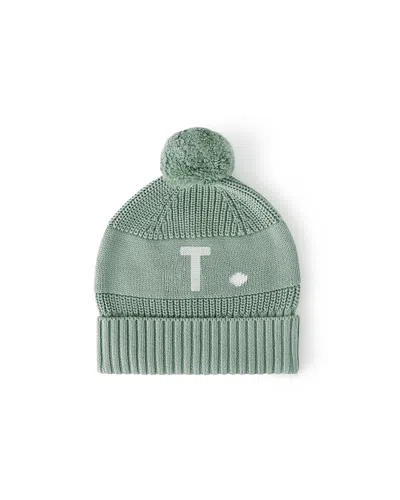 Namelyco Unisex Lily Pad Letter Beanie - Little Kid In T - Lily Pad