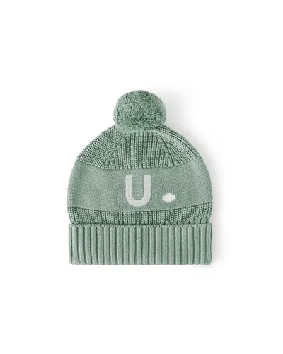 Namelyco Unisex Lily Pad Letter Beanie - Little Kid In U - Lily Pad