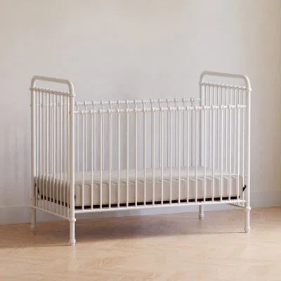 Namesake Abigail Greenguard Gold Certified Adjustable Height Convertible Crib In Washed White