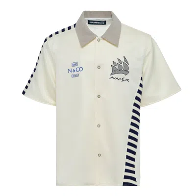 Namesake Bill Warm Up Shirt In White