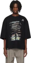 Namesake Black Mayo Oversized 1900 T-shirt In Euphoric Black