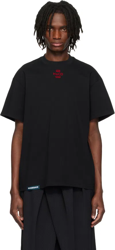 Namesake Black Neal Stamp T-shirt In Euphoric Black