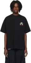Namesake Black Sava Oversized Love Lock T-shirt In Euphoric Black