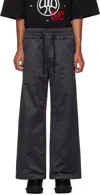 Namesake Black Wolves Wide Leg Trousers In Black