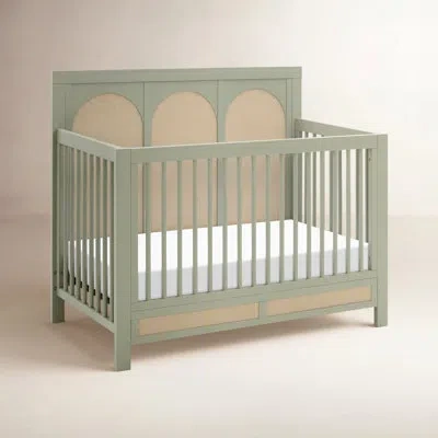 Namesake Eloise 4-in-1 Convertible Crib In French Sage,performance Sand Eco-weave