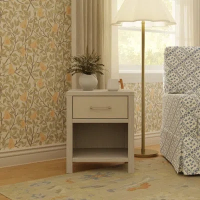 Namesake Eloise Nightstand In White Driftwood,pearl