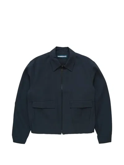 Namesake Ford Blouson Jacket In Blue