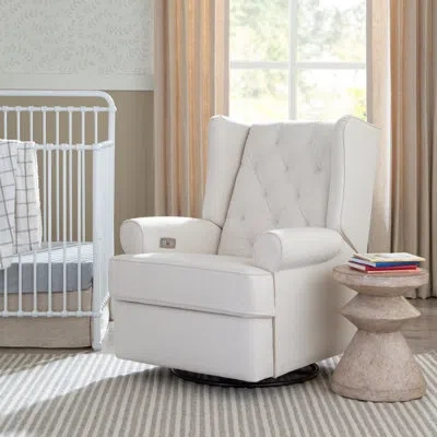 Namesake Harbour 32" Wide Power Recliner And Swivel Glider In Cream