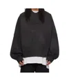Namesake Black Ports Washed Pop-up Hoodie In Black