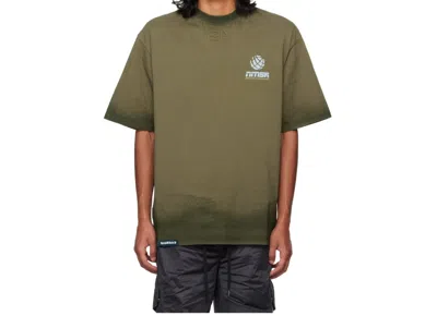 Namesake Khaki Sava Stained Oversized Estate T-shirt In Dark Olive