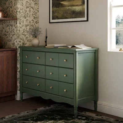 Namesake Liberty 6 Drawer 48" W Double Dresser In Forest Green