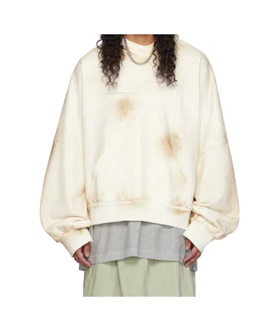 Namesake Off-white Ports Stained Pop-up Hoodie In Spurs White