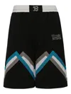 Namesake Panelled Basketball Shorts In Black