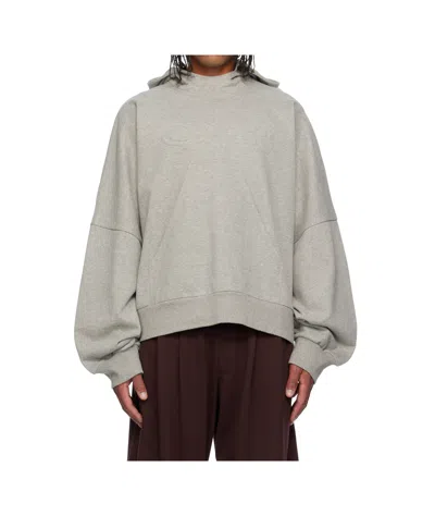 Namesake Ports Pop-up Hoodie In Gray