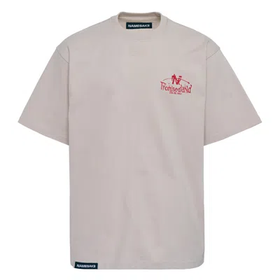 Namesake Sava Oversized Roadmap Tee In Pink