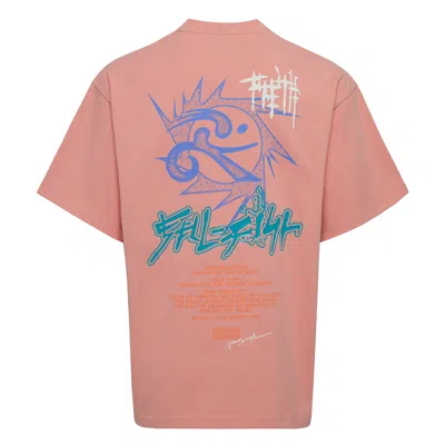 Namesake Sava Oversized Sail Tee Coral In Pink
