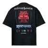 Namesake Sava Oversized Warning Tee In Black
