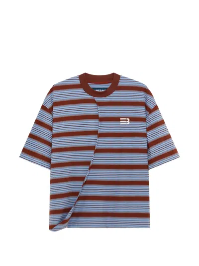 Namesake Striped Short-sleeve T-shirt In Blue