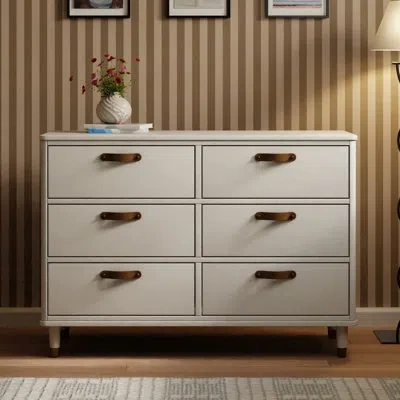 Namesake Tanner 6 Drawer Dresser In White