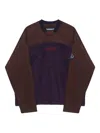 Namesake Textured Panelled Sweatshirt In Brown