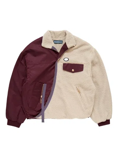 Namesake Twist Fleece Jacket In Burgundy
