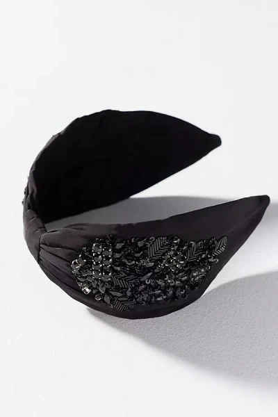 Namjosh Embellished Headband In Black