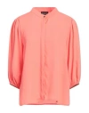 Nam-myo Woman Shirt Coral Size L Polyester In Red