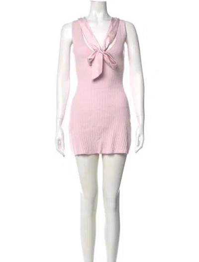 Pre-owned Nana Jacqueline Carrie Mini Dress In Pink