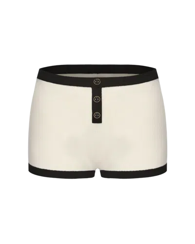 Nana Jacqueline Eliza Knit Shorts (white)