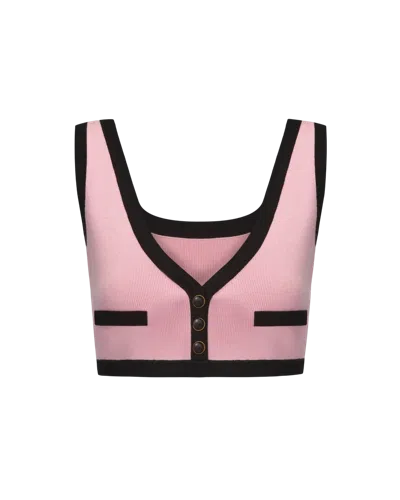 Nana Jacqueline Eliza Vest Top (pink)