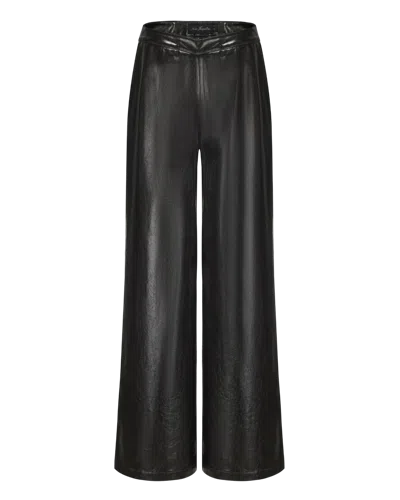 Nana Jacqueline Evie Leather Pants In Black