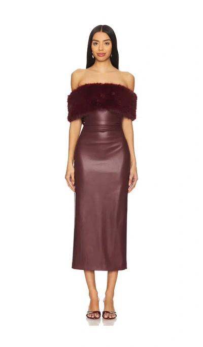 Nana Jacqueline Gabrielle Dress In 红色