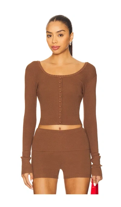 Nana Jacqueline Holly Top In Brown