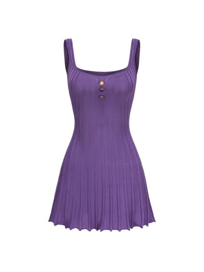 Nana Jacqueline Janelle Knit Dress (purple)