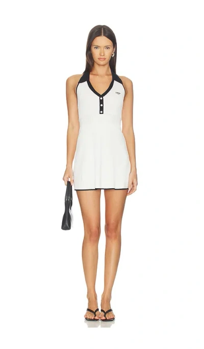 Nana Jacqueline Knit Halter Dress In White