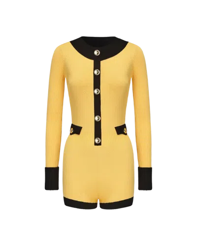 Nana Jacqueline Matilda Knit Jumpsuit (yellow)