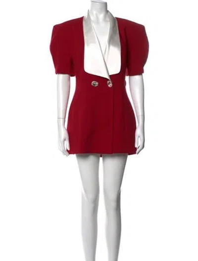 Pre-owned Nana Jacqueline Mini Dress In Red