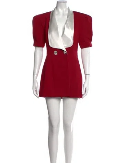 Pre-owned Nana Jacqueline Mini Dress In Red